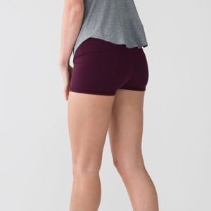 Lululemon Boogie Short Black Cherry
